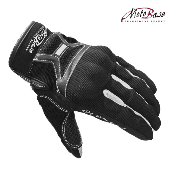モトベース PROTECTION MESH GLOVE (ホワイト)